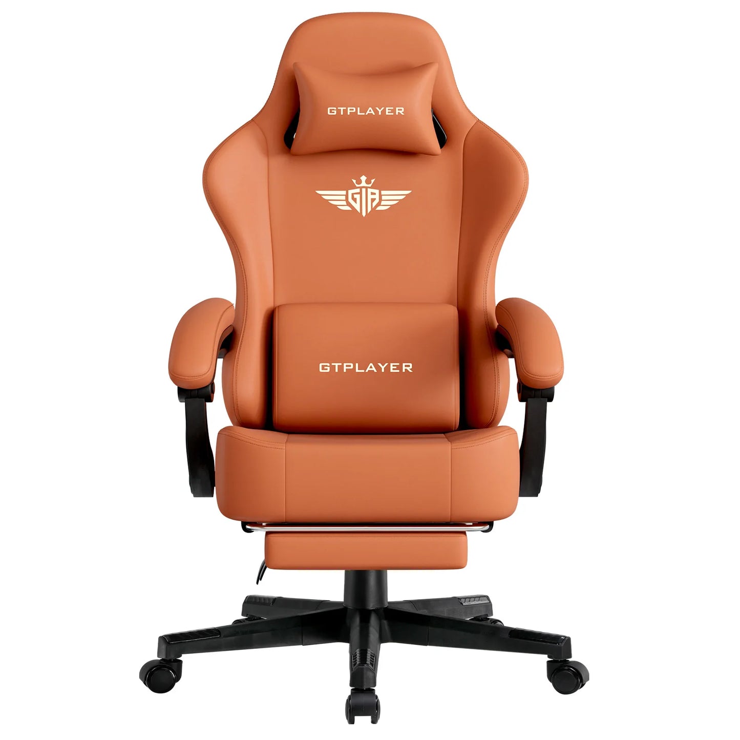 GTPLAYER Fabric Gaming Chair, Ergonomic Computer Chair with Footrest and Lumbar Support Height Adjustable Home Office Chair