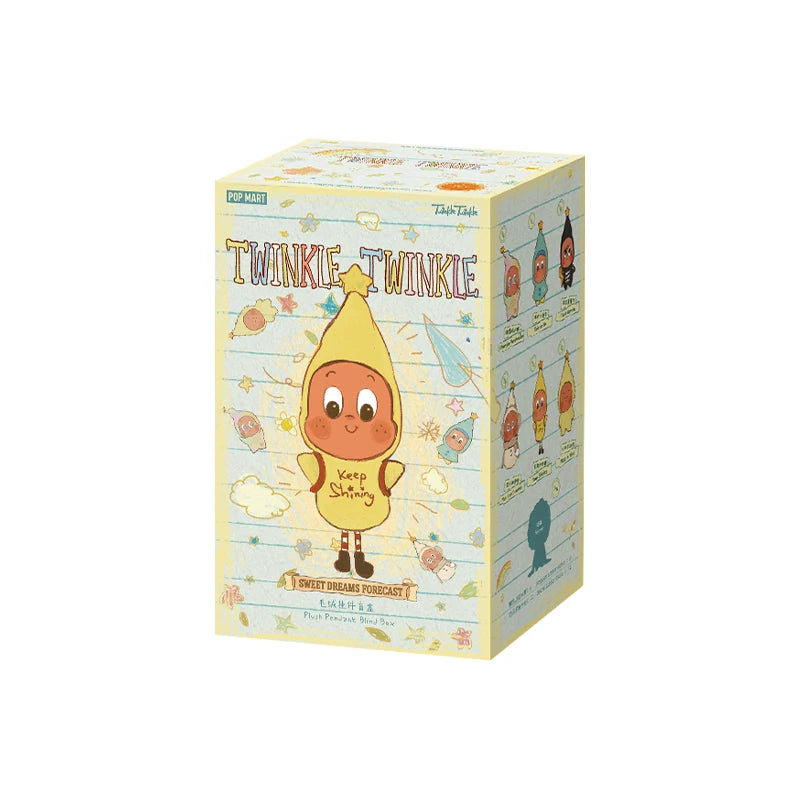 POP MART Twinkle Twinkle Sweet Dreams Forecast Series-Plush Pendant Blind Box 1PC/6PCS Mystery Box