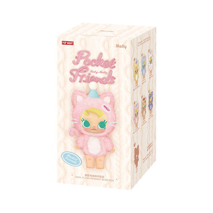 POP MART Baby Molly Pocket Friends Series-Vinyl Plush Pendant Blind Box 1PC/6PCS