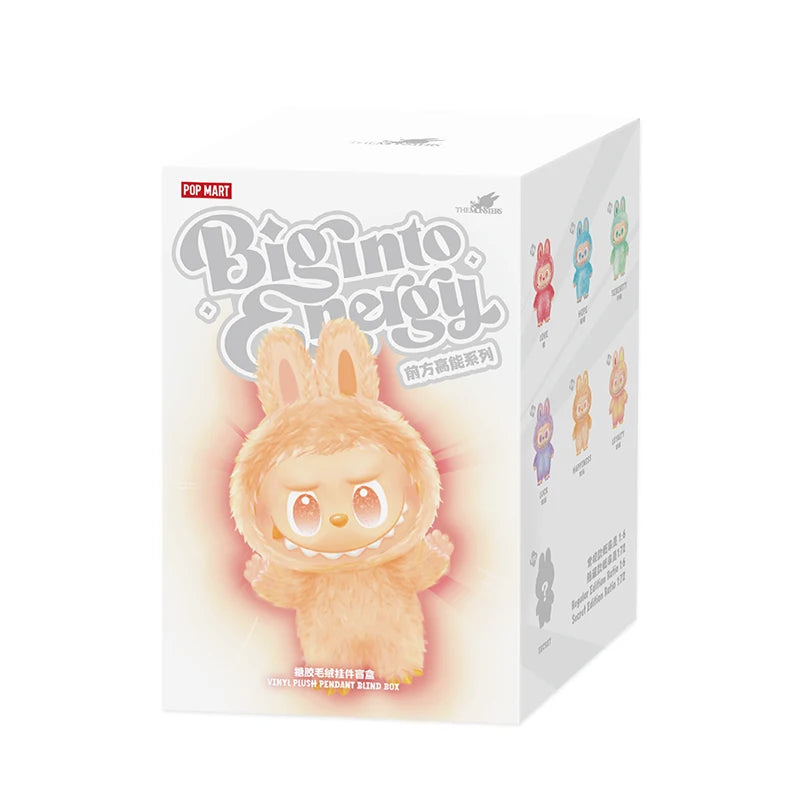 POP MART THE MONSTERS Big into Energy Series-Vinyl Plush Pendant Blind Box 1PC/6PCS Mystery Box LABUBU Plushies Popmart