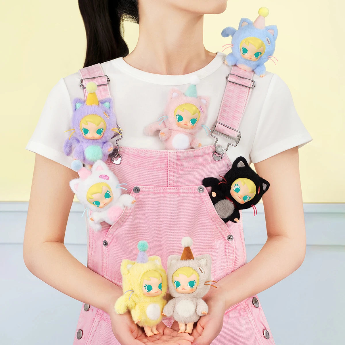POP MART Baby Molly Pocket Friends Series-Vinyl Plush Pendant Blind Box 1PC/6PCS